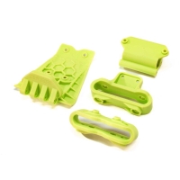 Arrma - Lower Skid And Bumper Mount Set Fluorescent Yellow (ARA320773)