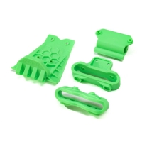Arrma - Lower Skid And Bumper Mount Set Green (ARA320791)