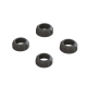 Arrma - Shock Cap (4): 4X4 Black (ARA330828)