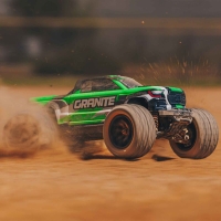 Arrma - 1/18 GRANITE GROM MEGA 380 Brushed 4X4 Monster Truck RTR with Battery & Charger Green (ARA2102T3)