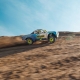 Mojave Grom Mega 380 brushed 4X4 small Scale Desert Truck RTR blau/wei&szlig;
