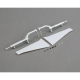 E-flite - Landing Gear Struts and Door Set: P-51D 1.2m...