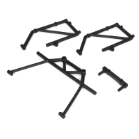 Losi - Rear Cage Mount & Fender Brace Set (4): 5IVE-T (LOSB2580)
