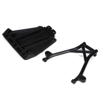 Losi - Front Skid Plate Bumper Brace & Spacers: 5IVE-T (LOSB2574)