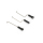 Blade - Servo Pushrod Set with ball link: 3pcs: mCP S/X (BLH3508)