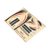 E-flite - Decal Sheet: UMX FPV Radian (EFLU6701)