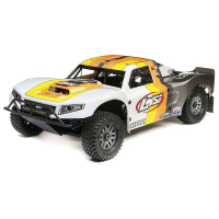 Losi - 1/5 5IVE-T 2.0 4WD Short Course Truck Gas BND Grey/Orange/White (LOS05014T2)