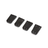 Team Losi Racing - Rear Hub C Plate Carbon: 8X 8XE 2.0 (TLR344057)