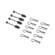 Losi - Body Clip (10) & Leash (4): Promoto-MX...