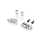 Losi - Aluminum Foot Pegs Silver: Promoto-MX (LOS361001)