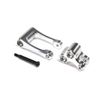 Losi - Aluminum Knuckle & Pull Rod Silver: Promoto-MX (LOS364001)