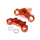 Losi - Aluminum Triple Clamp Set Orange: Promoto-MX...