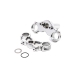 Losi - Aluminum Triple Clamp Set Silver: Promoto-MX...