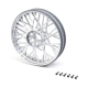 Losi - Front Wheel Set Satin Chrome: Promoto-MX (LOS46002)