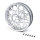 Losi - Rear Wheel Set Satin Chrome: Promoto-MX (LOS46003)