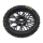 Losi - Dunlop MX53 Front Tire Mounted Black: Promoto-MX (LOS46004)
