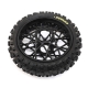 Losi - Dunlop MX53 Rear Tire Mounted Black: Promoto-MX...