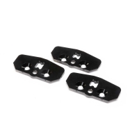 Team Losi Racing - Skid Plate Set Adj Chassis Aluminum: 8X 2.0 (TLR341029)