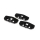 Team Losi Racing - Skid Plate Set Adj Chassis Aluminum: 8X 2.0 (TLR341029)