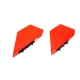 E-flite - Fin Set; Red High Visibility: SR-71 Twin 40mm...