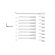FMS - Linkage Rod:  A-10 1500mm (FMMPV112)