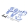 Losi - Cage Set Complete Blue: Mini LMT (LOS211050)