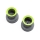 Losi - MT Wheel Green Beadlock Lt Grey(2): Mini LMT (LOS41044)