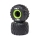 Losi - MT TiresGreen Beadlock Premount(2): Mini LMT (LOS41045)
