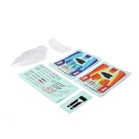 Losi - Lightweight Body & Wing Clear: Mini-B BL (LOS210033)