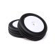 Losi - Wide Body Rib Front Mounted Tires White (2): Mini...