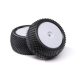 Losi - Big Shot Rear Mounted Tires White (2): Mini B...