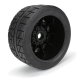 Pro-Line Racing - 1/6 Menace HP BELTED F/R 5.7â€ Tires MTD 24mm Black Raid 8x48 Hex (2) (PRO1020511)