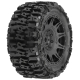Pro-Line Racing - 1/6 Trencher F/R 5.7â€ Tires Mounted 24mm Black Raid 8x48 Hex (2) (PRO1024010)