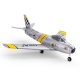 E-flite - UMX F-86 Sabre 30mm EDF Jet BNF Basic with AS3X and SAFE Select (EFLU7050)