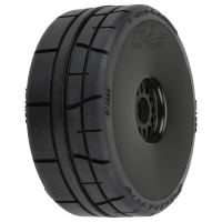 Pro-Line Racing - 1/8 Menace HP BELTED Speed Run F/R Tires Mounted 17mm Black (2) (PRO1023510)