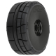 Pro-Line Racing - 1/8 Menace HP BELTED Speed Run F/R Tires Mounted 17mm Black (2) (PRO1023510)