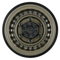 Pro-Line Racing - 1/6 Black Rhino Armory Alum 2.9 Dual Offset SCX6 Wheels (2) Gunmetal (PRO282600)