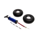 E-flite - Inflatable Bead-Lock Rubber Tire Set: 120-130mm...