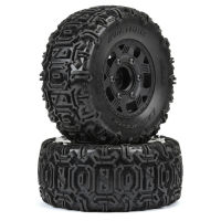 Duratrax - Warthog F/R 2.2/3.0 SC Tires MTD 12 & 14mm 1:10 Black Ripper (2 Stück)