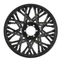 Pro-Line Racing - 1/4 Bullyspoke V2 Bead Rear Wheel Black: Promoto-MX (PRO283303)