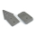 Pro-Line Racing - Bash Armor Front/Rear Skid Plates (Stone Gray) for ARRMA 3S Vehicles (PRO639505)