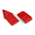 Pro-Line Racing - Bash Armor Front/Rear Skid Plates (Red) for ARRMA 3S Vehicles (PRO639507)