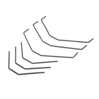 Losi - Sway Bar Set: 8XTE (LOS254082)