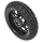 Pro-Line Racing - 1/4 Hot Lap MX S3 Front Tire MTD Black Supermoto Wheel: Promoto-MX (PRO1024410)