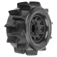 Pro-Line Racing - 1/10 Sand Paw HP BELTED F/R 2.8 MT Tires MTD 12/14mm Black Raid (2) (PRO1024910)