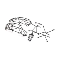 Losi - Main Cage: 8X Super Lasernut (LOS250057)