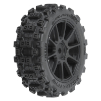 Pro-Line Racing - Badlands MX 1.9 Buggy Tires MTD Mach-10 Black Wheels: Typhon GROM (PRO1024610)
