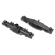 Losi - Aluminum Axle Housing Set Black: Mini LMT (LOS312008)