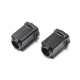 Losi - Aluminum Axle Mount Rear 0deg Black: Mini LMT...