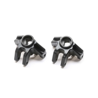 Losi - Aluminum Steering Spindle Set Black: Mini LMT (LOS314007)